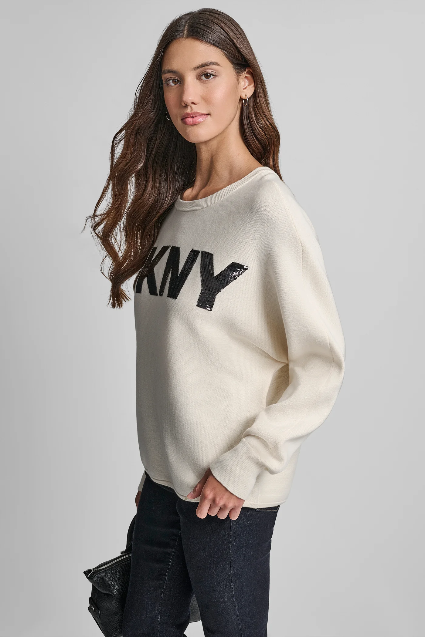 SEQUIN LOGO SWEATER - Image 3