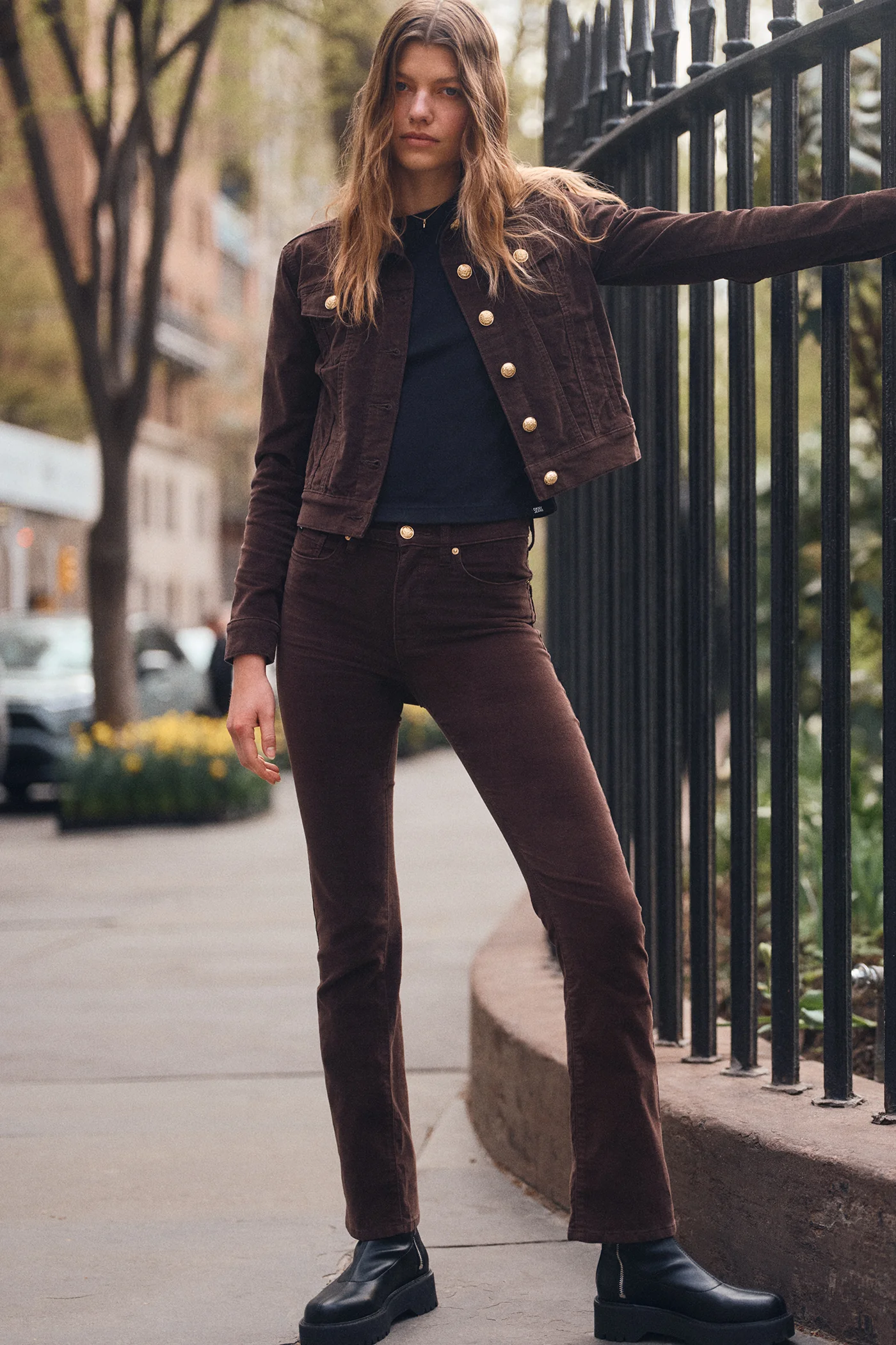 CROPPED FAUX WOOL JACKET - Image 3