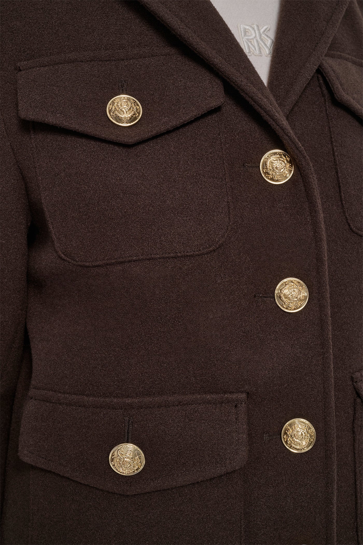 CROPPED FAUX WOOL JACKET - Image 6