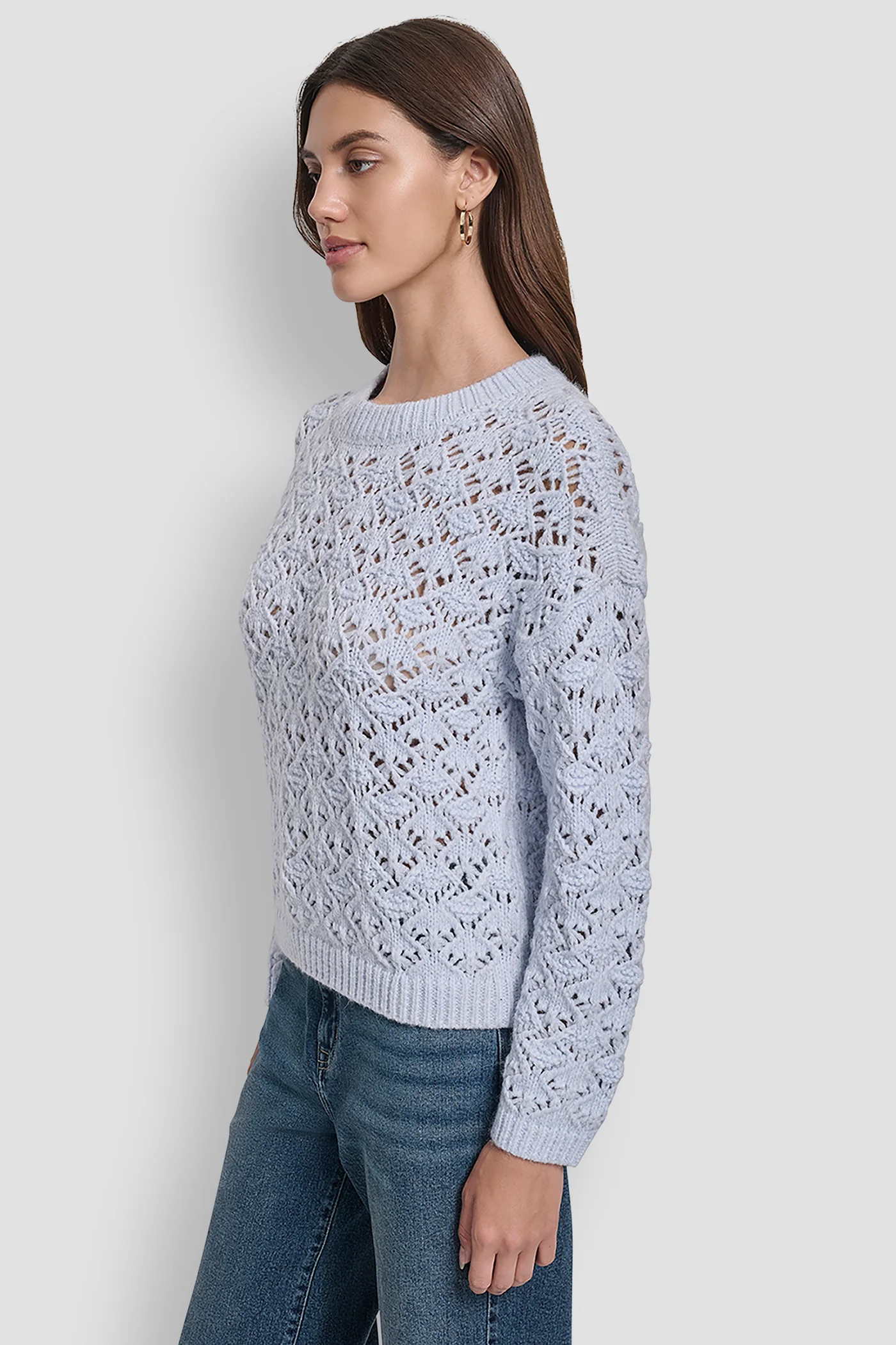 POINTELLE STITCH SWEATER - Image 3