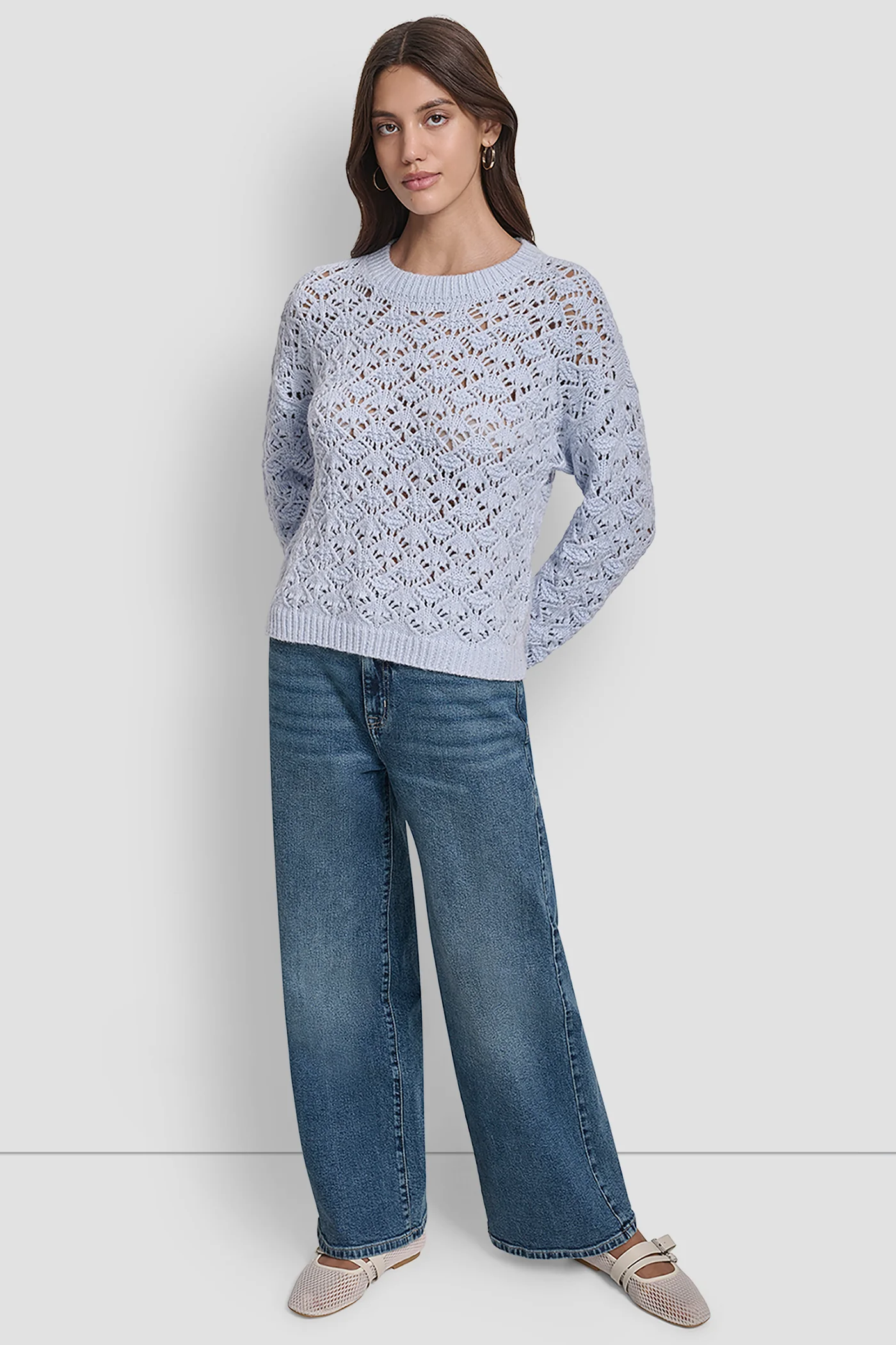 POINTELLE STITCH SWEATER - Image 6