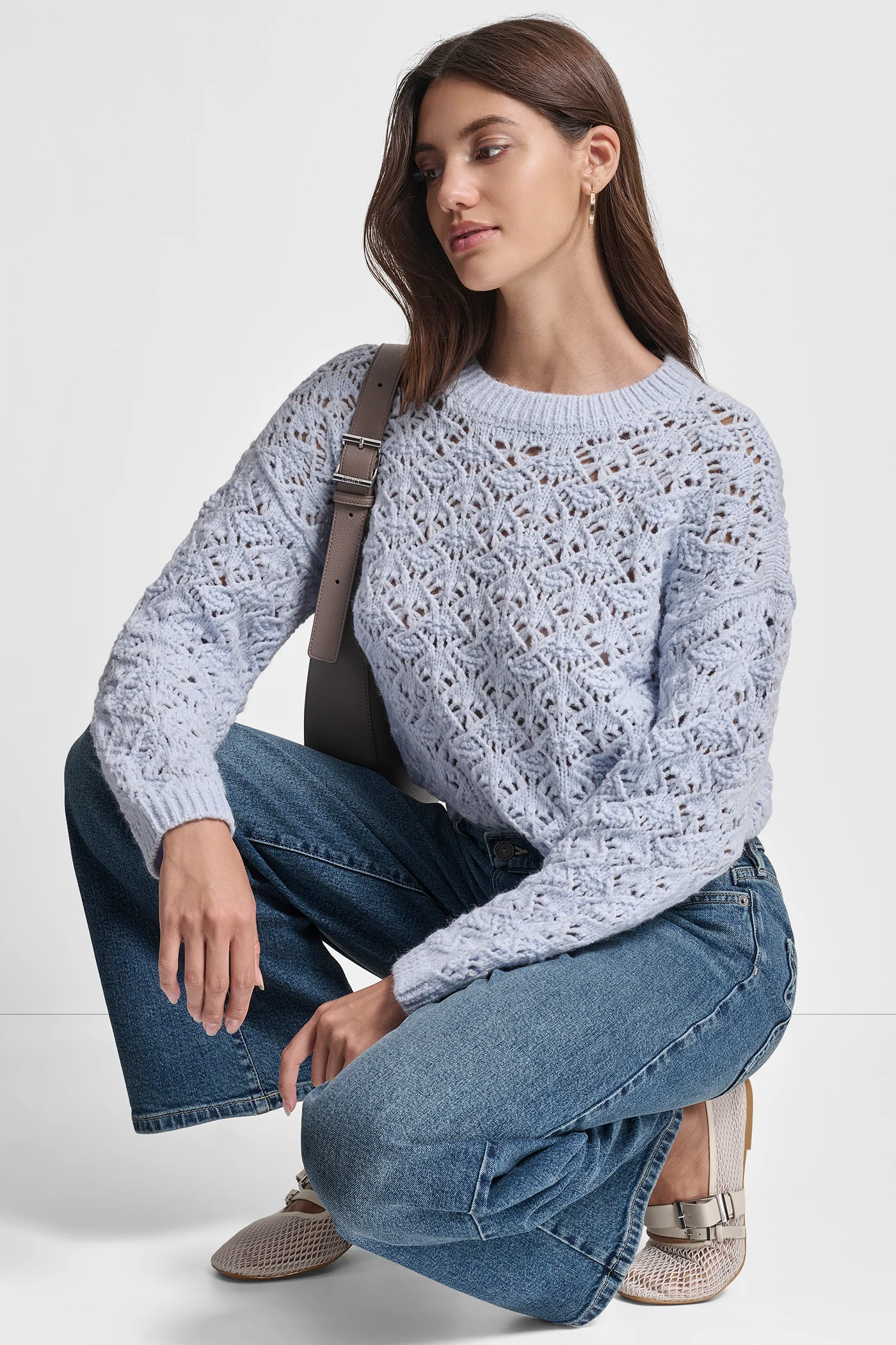 POINTELLE STITCH SWEATER - Image 7