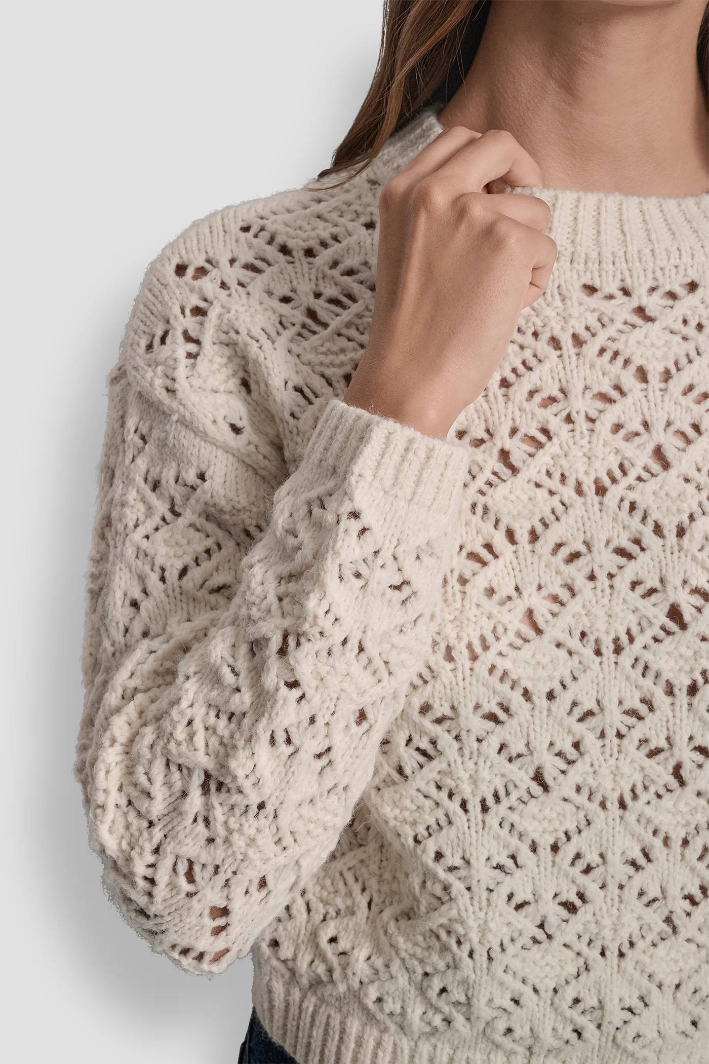 POINTELLE STITCH SWEATER - Image 4