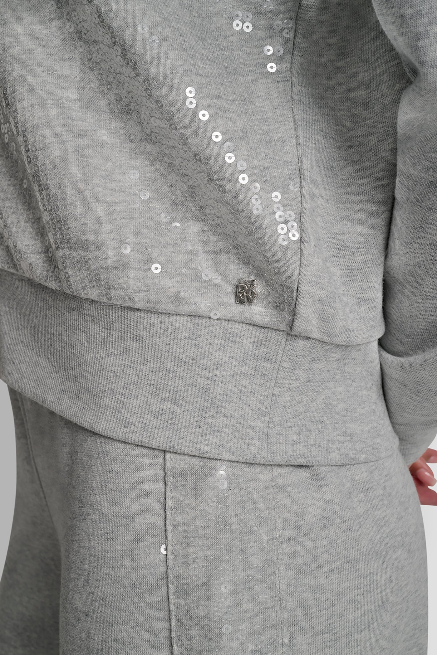 SEQUIN ZIP FRONT HOODIE - Image 5