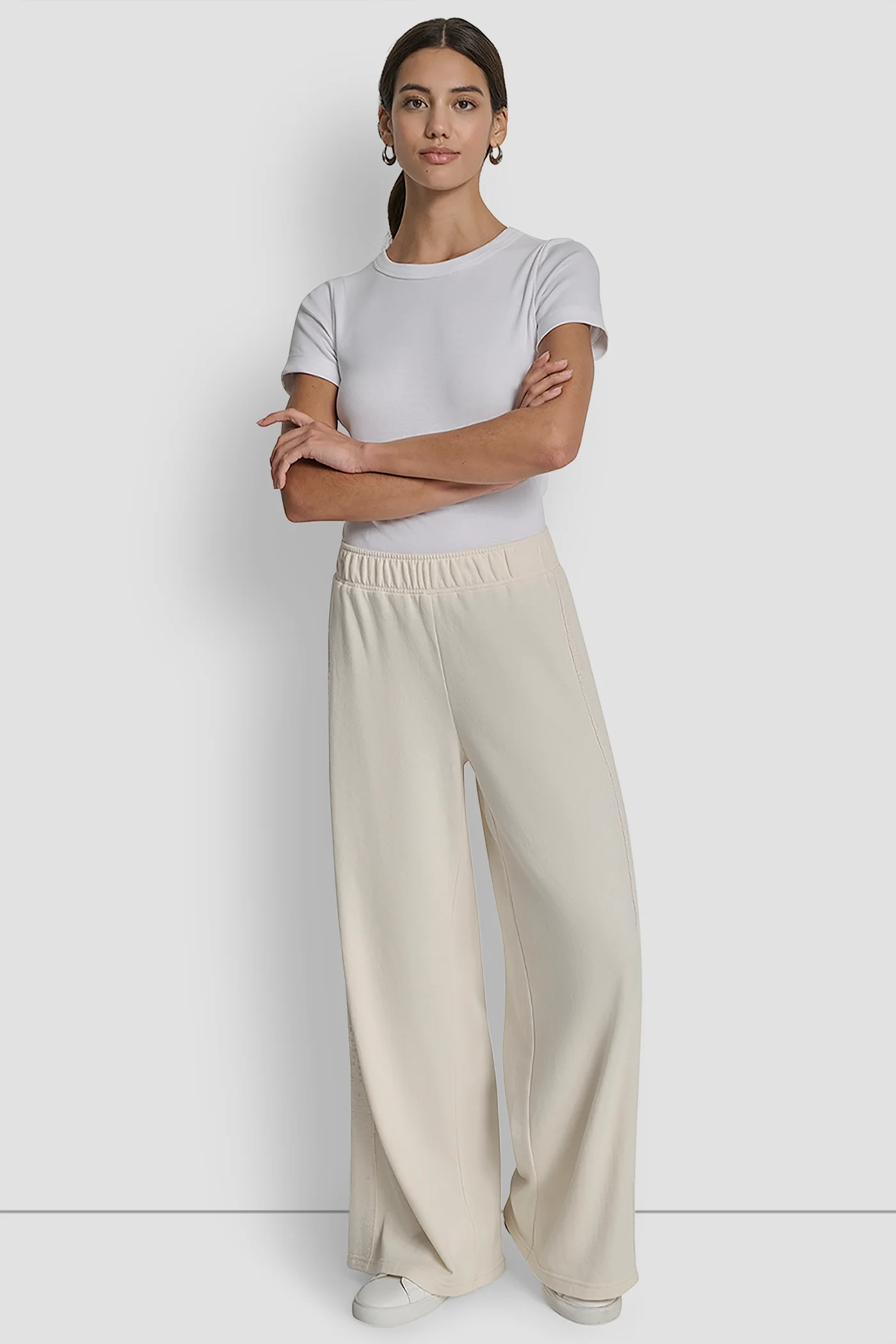 SEQUIN STRIPE WIDE LEG PANT - Image 5