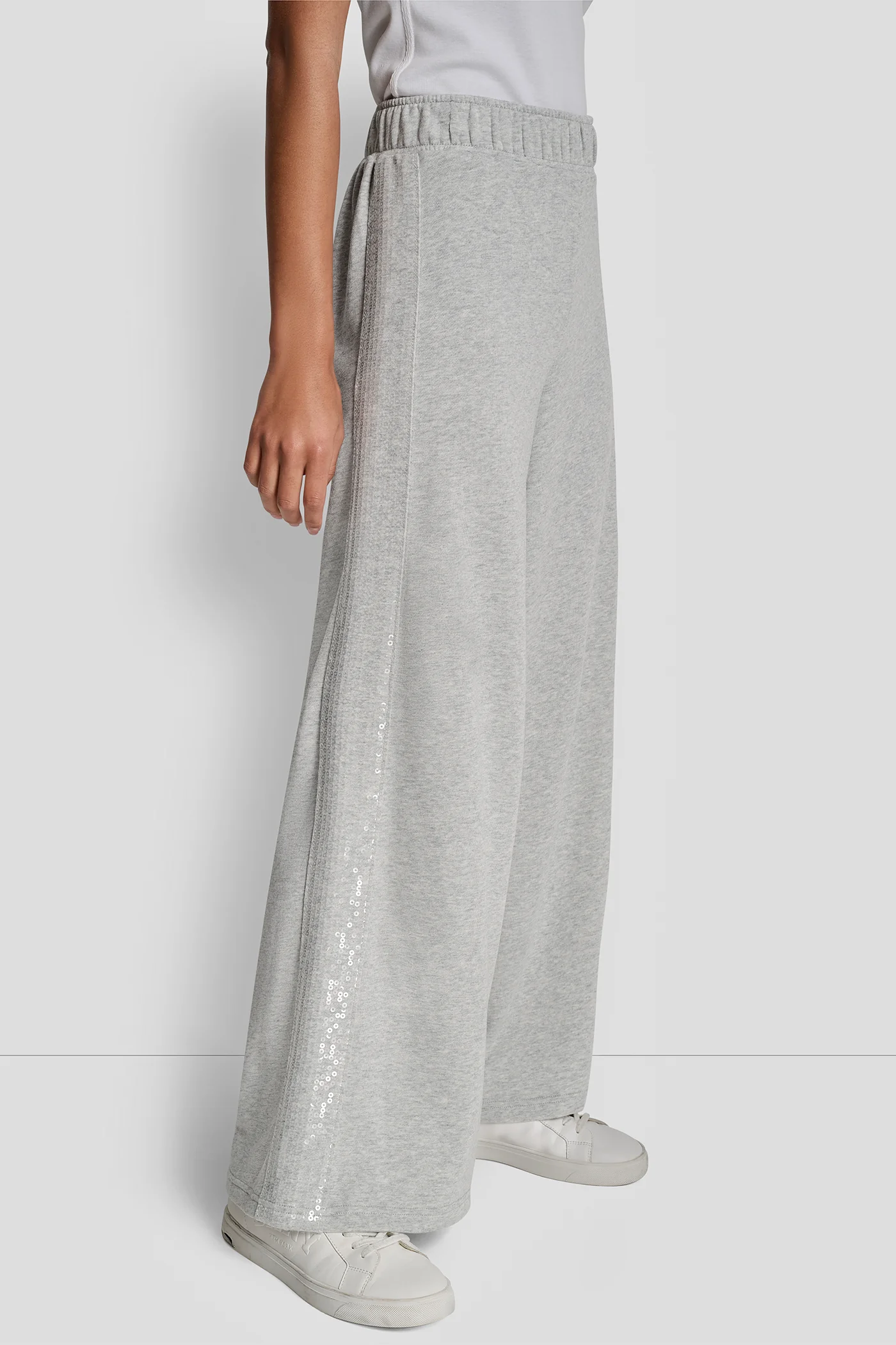SEQUIN STRIPE WIDE LEG PANT - Image 4