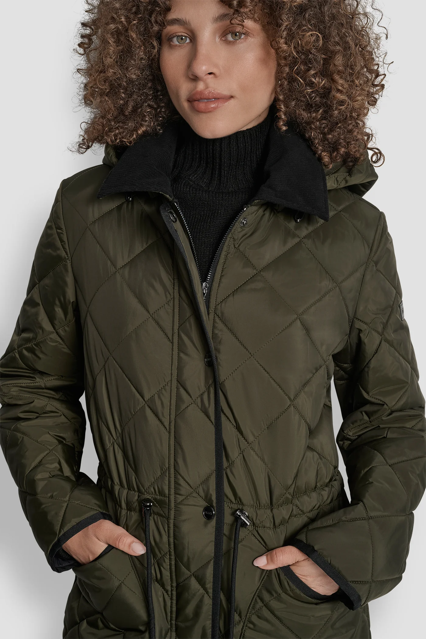LONG QUILTED COAT - Image 5
