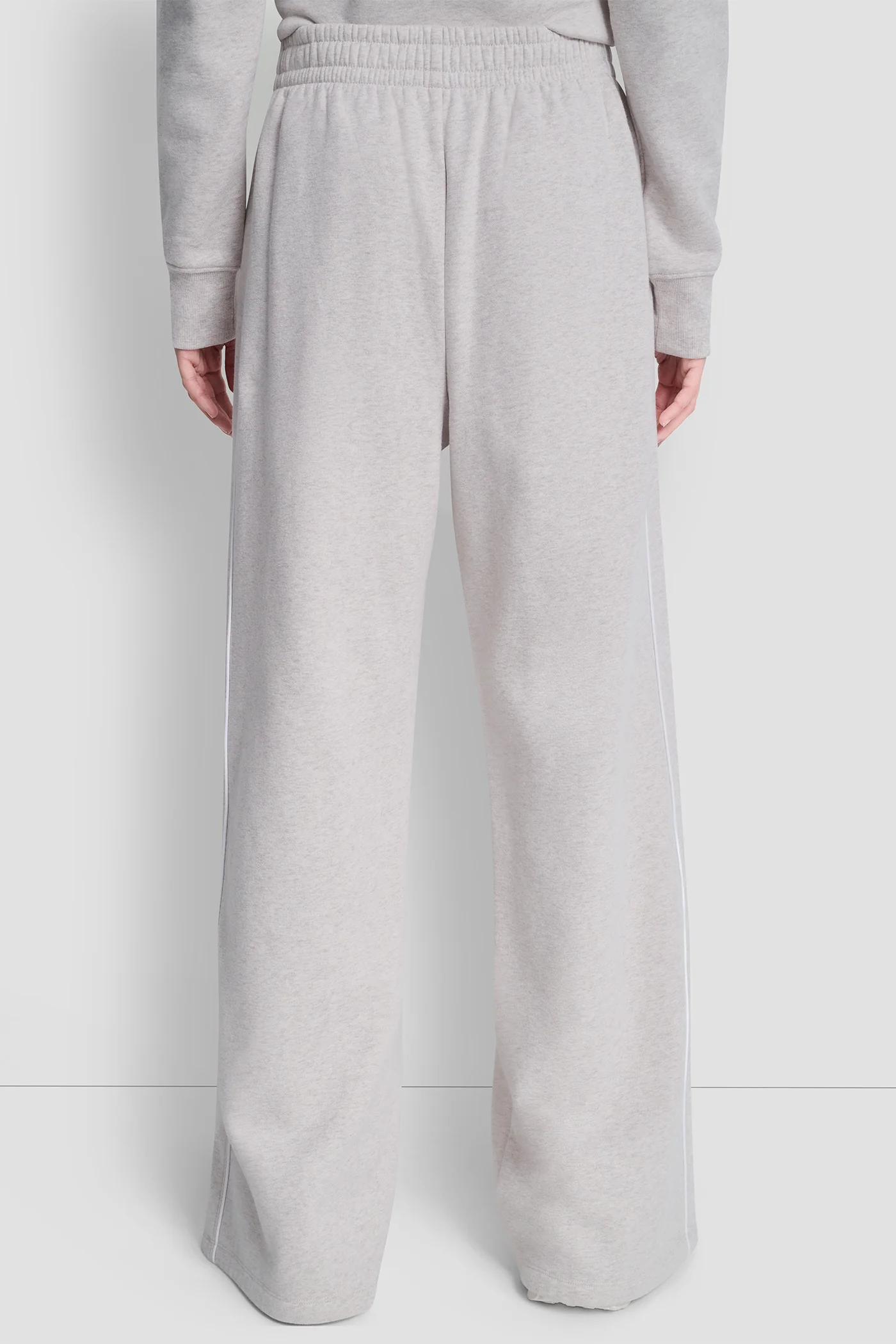 HIGH-RISE PIPED TRACK PANTS - Image 3