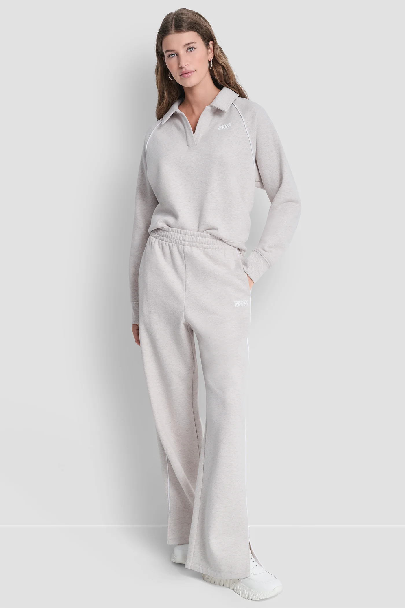 HIGH-RISE PIPED TRACK PANTS - Image 5