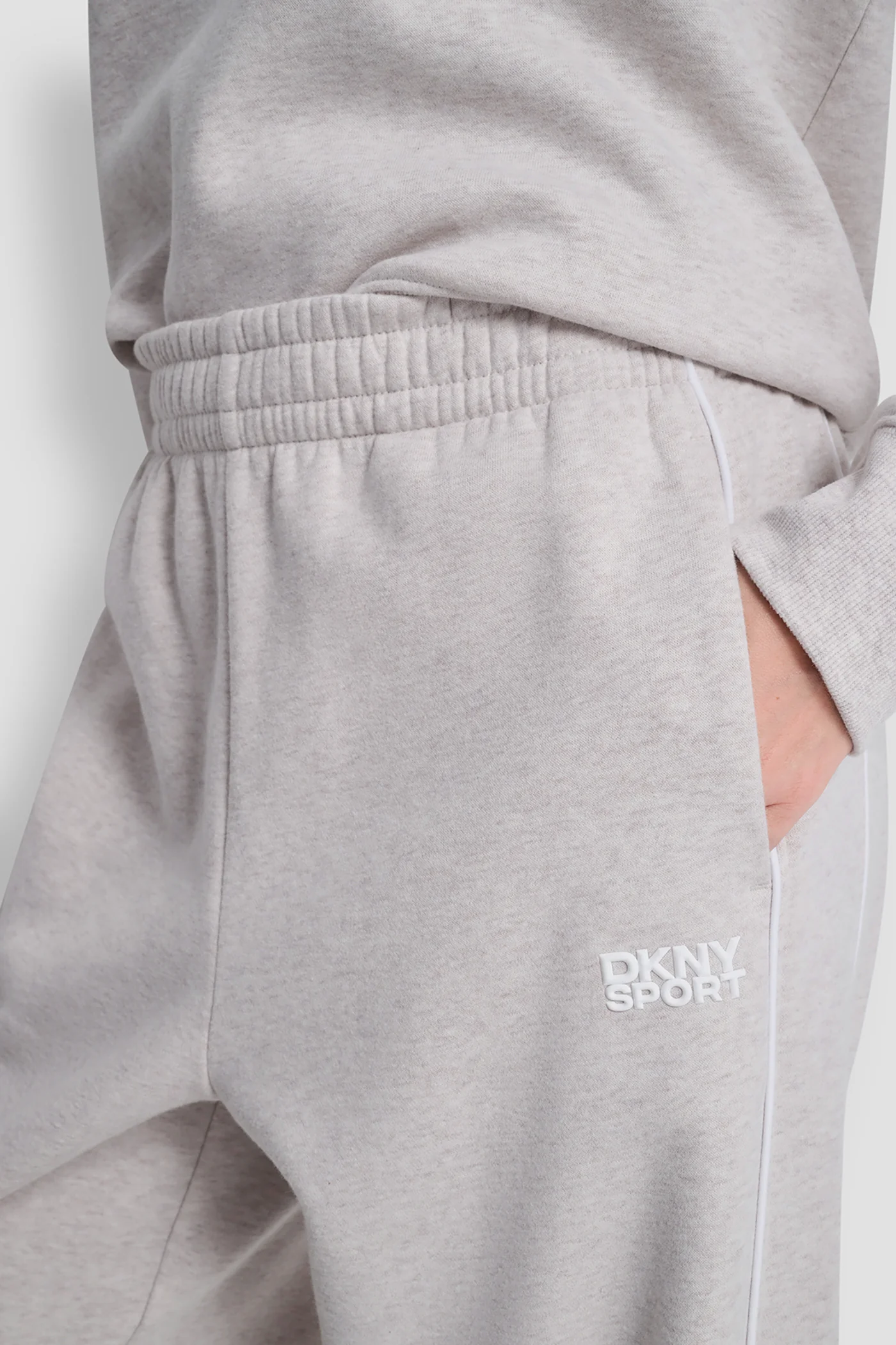 HIGH-RISE PIPED TRACK PANTS - Image 6