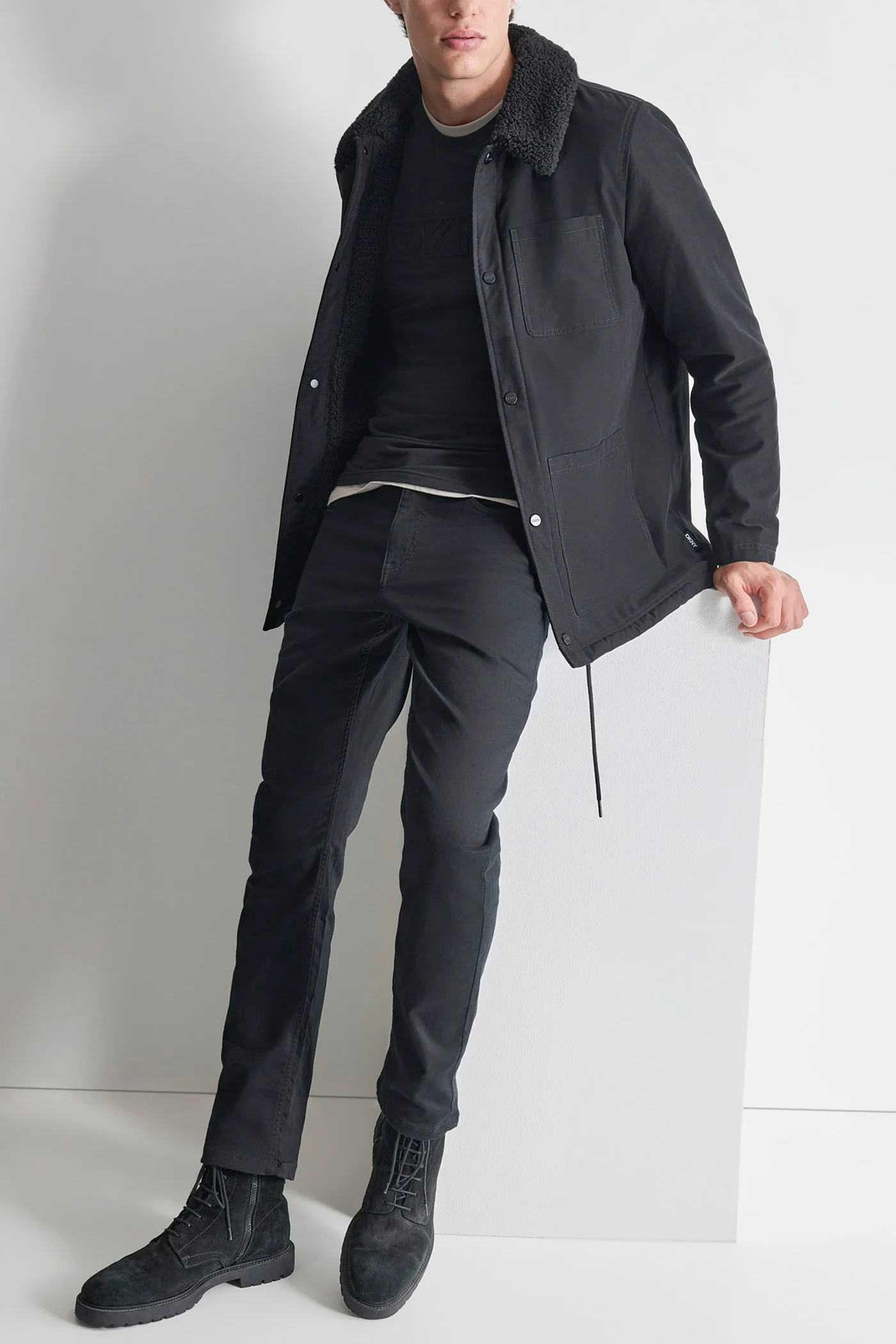 SHERPA LINED COTTON WORKER JACKET - Image 6