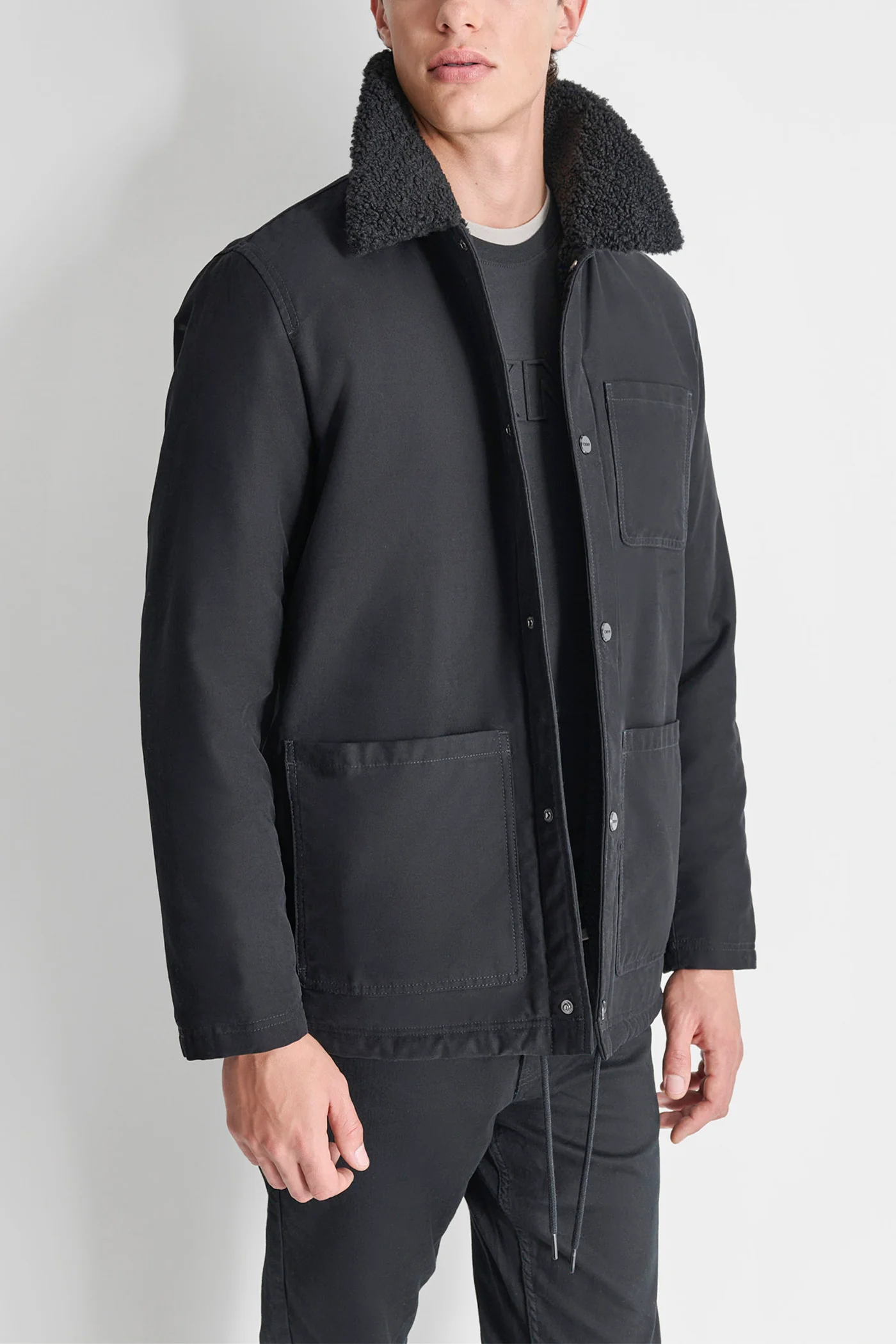 SHERPA LINED COTTON WORKER JACKET - Image 7