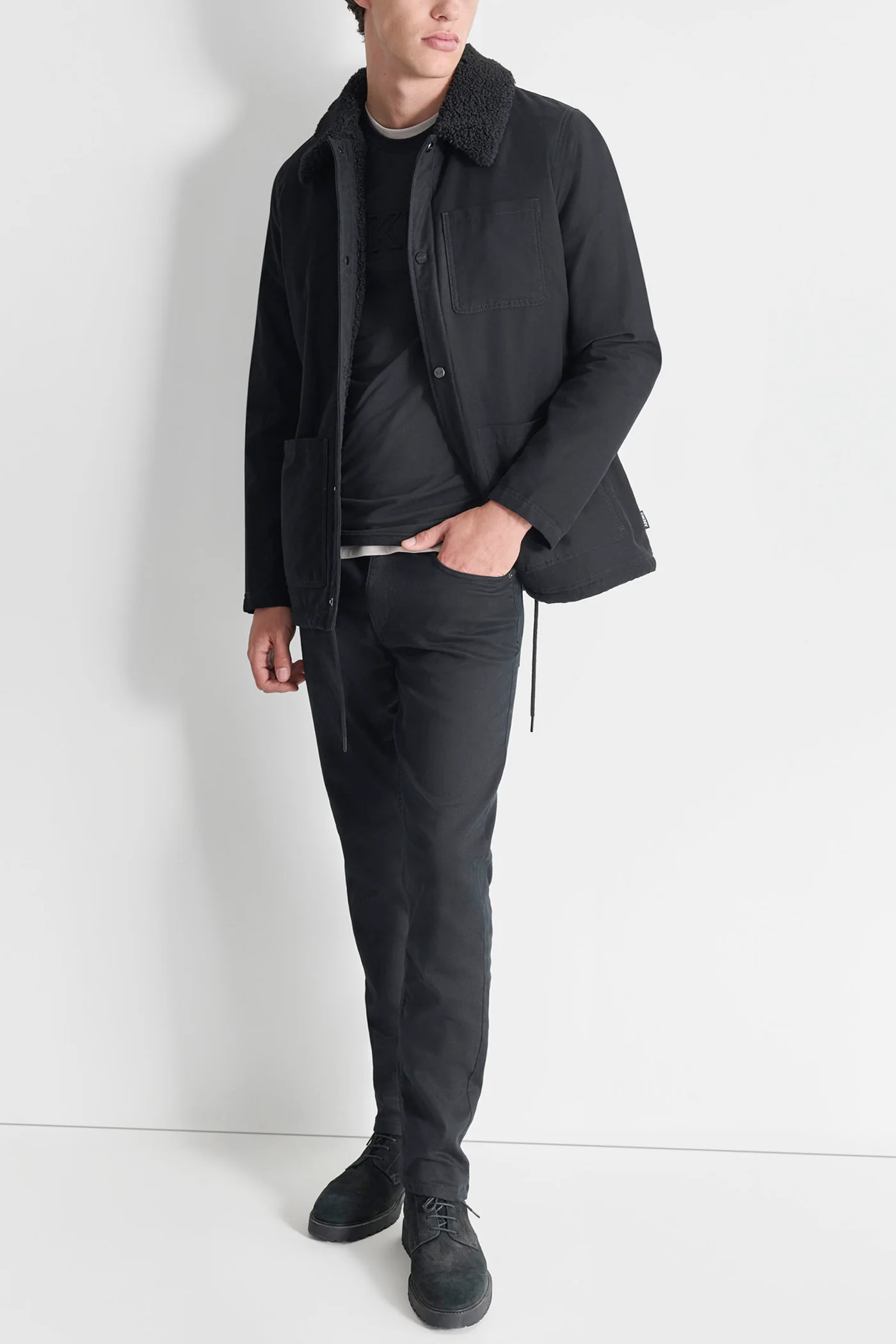 SHERPA LINED COTTON WORKER JACKET - Image 8