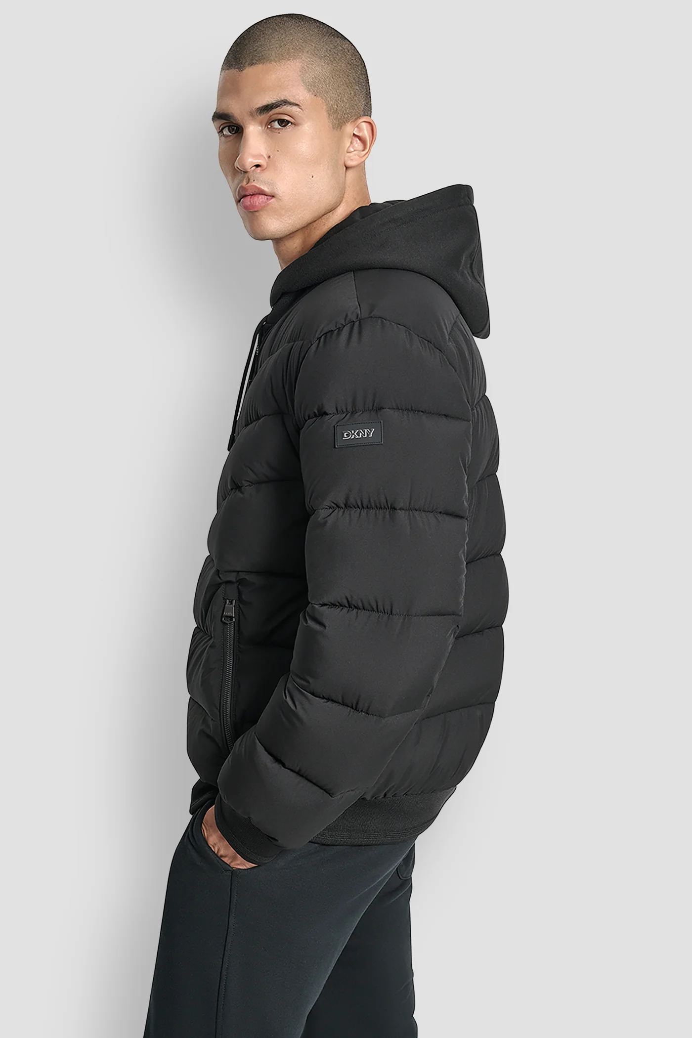 STRETCH BOMBER JACKET - Image 3