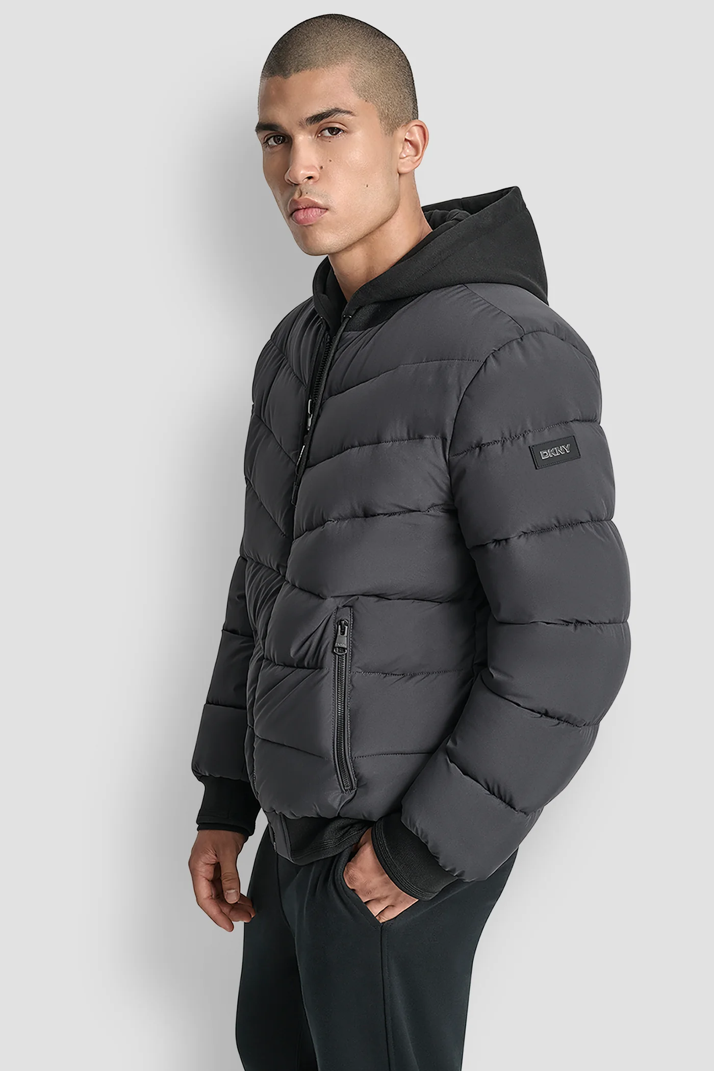 STRETCH BOMBER JACKET - Image 3