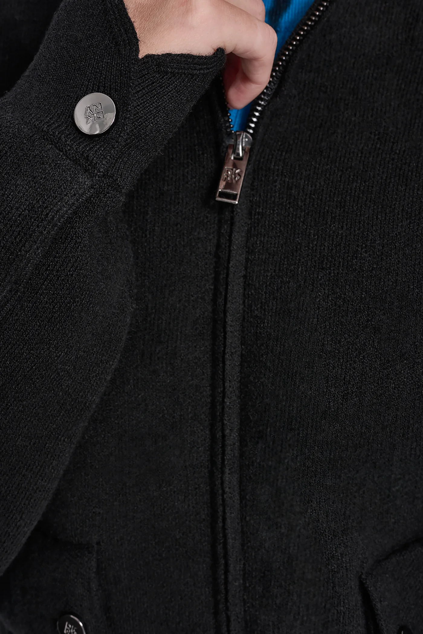 ZIP UP SWEATER JACKET - Image 5