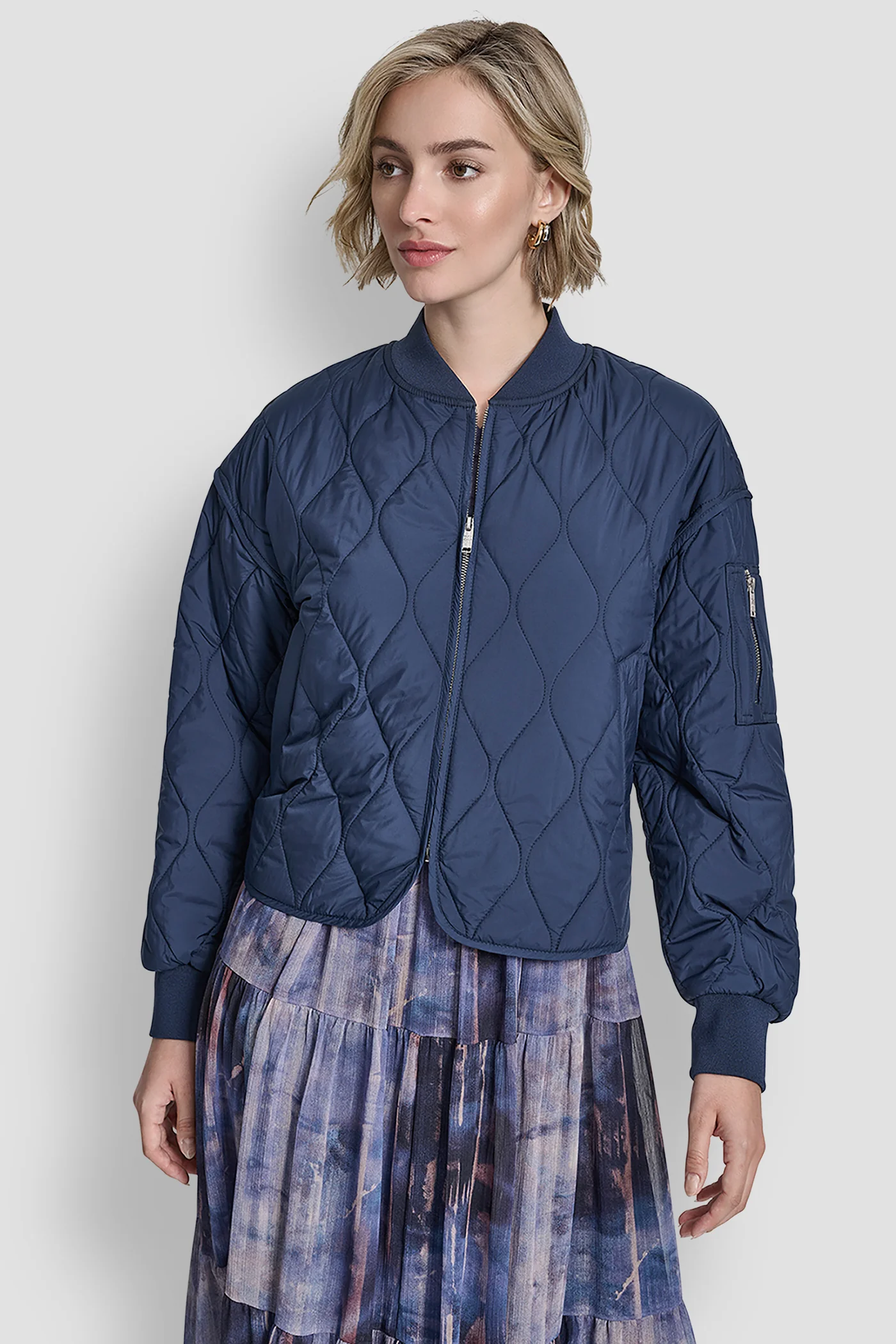 QUILTED BOMBER JACKET - Image 5