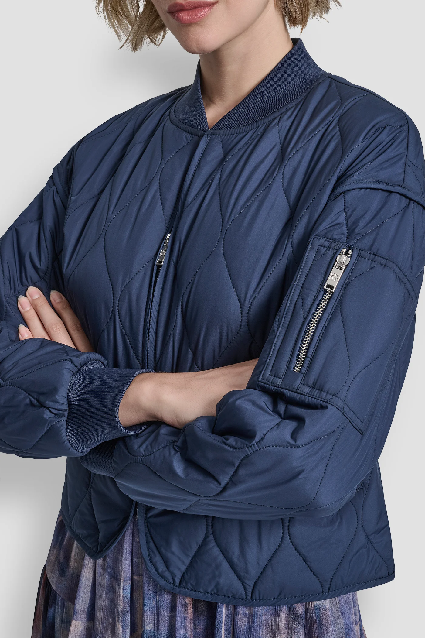 QUILTED BOMBER JACKET - Image 6