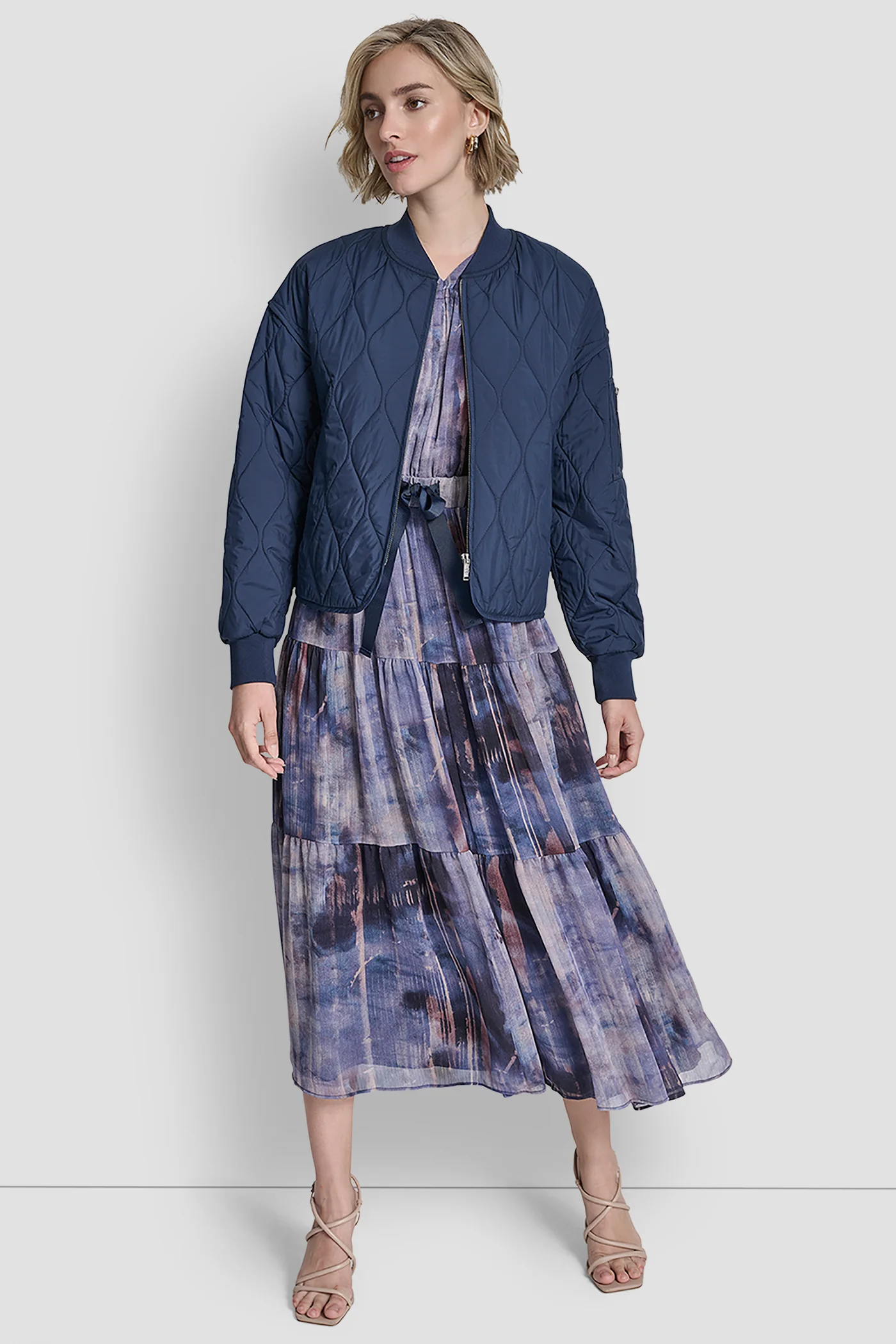 QUILTED BOMBER JACKET - Image 8