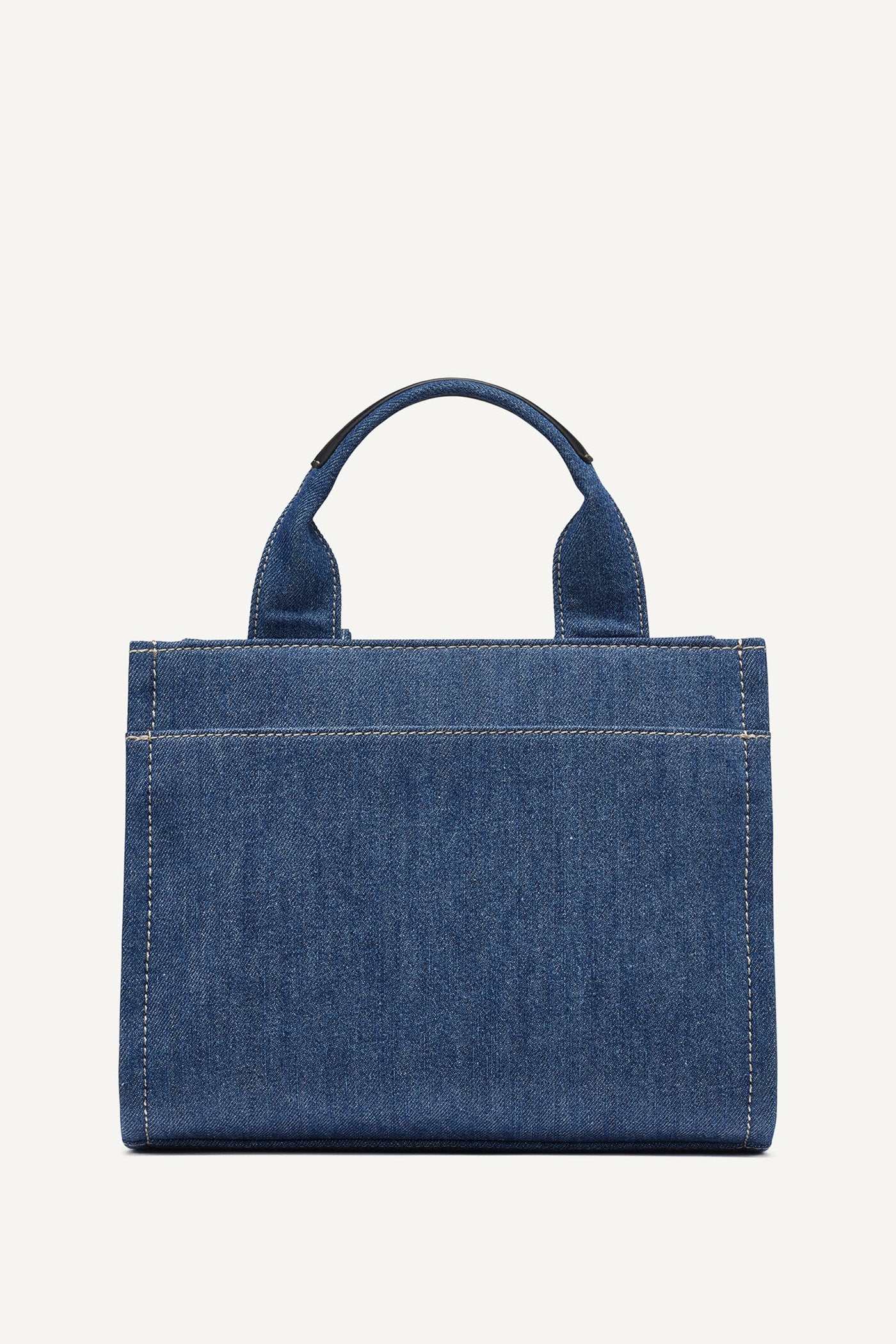 HADLEE SMALL DENIM LOGO TOTE - Image 3